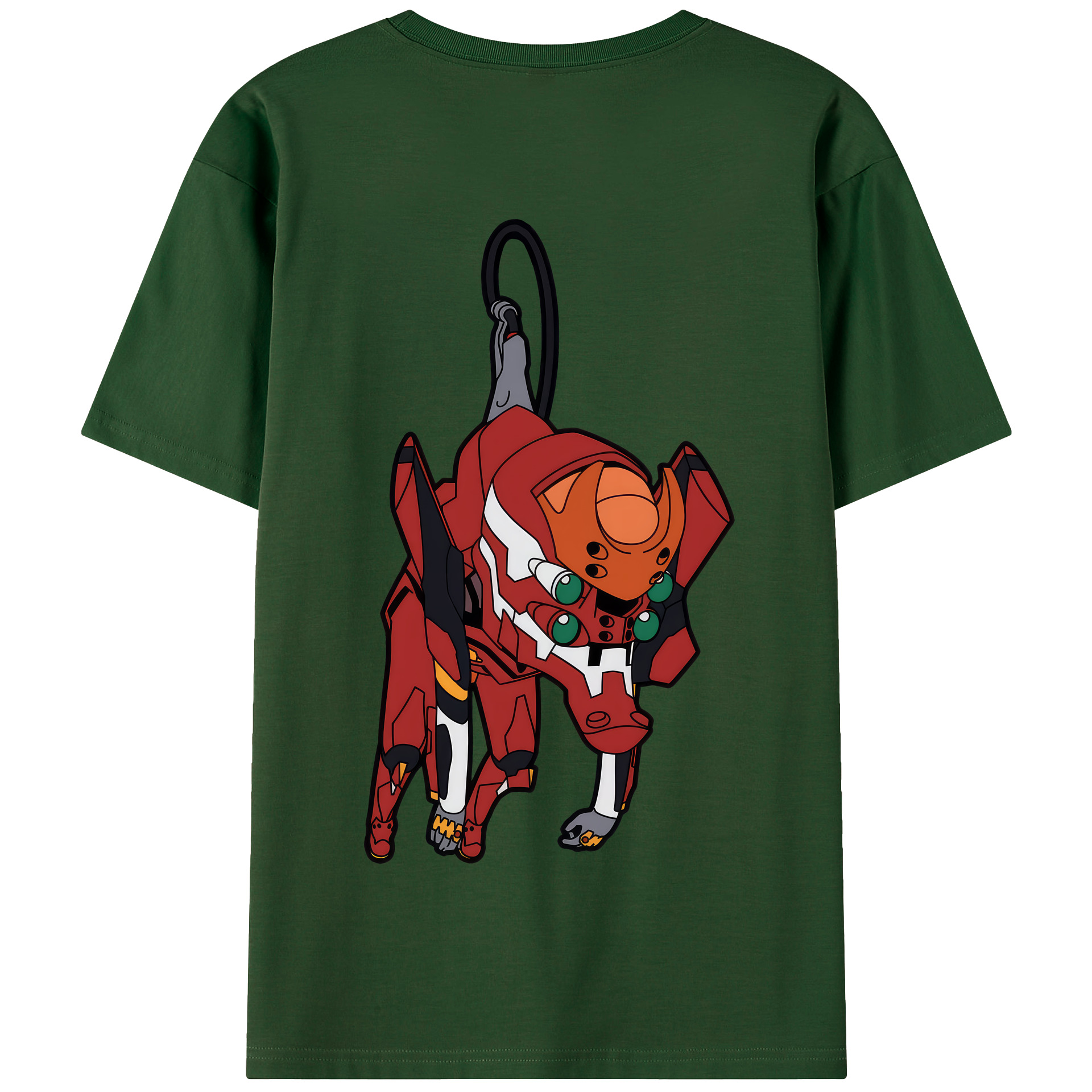 （画像用） EVA 新世紀エヴァンゲリオン 綿100％半袖Tシャツ（背面プリント）